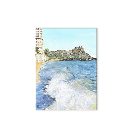 "Waikiki Waves" Fine Art Print
