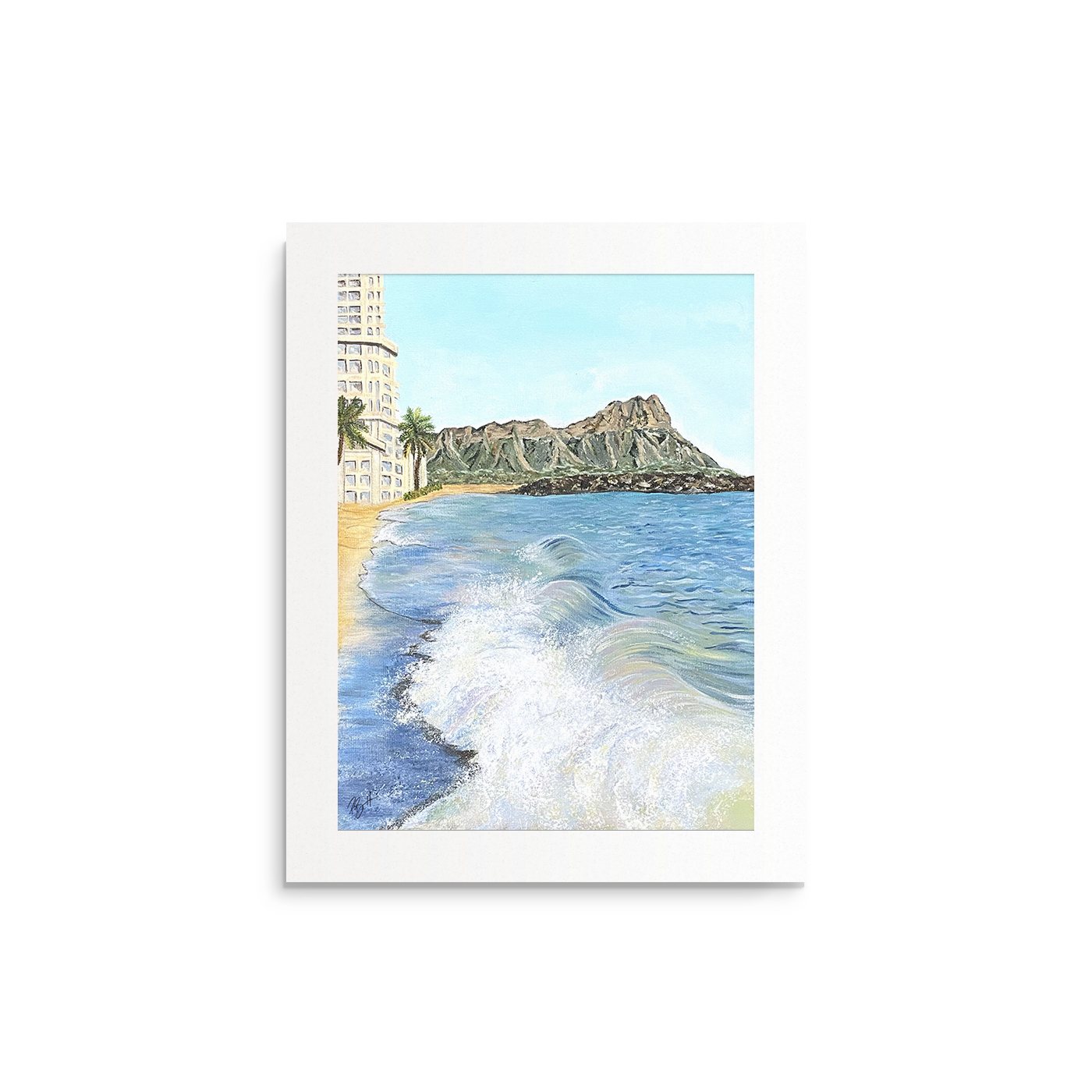 "Waikiki Waves" Fine Art Print