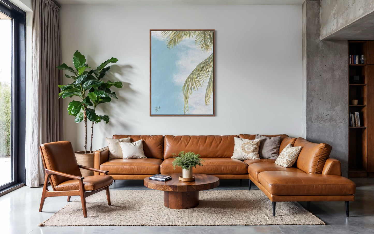 "Afternoon Palms" Fine Art Print