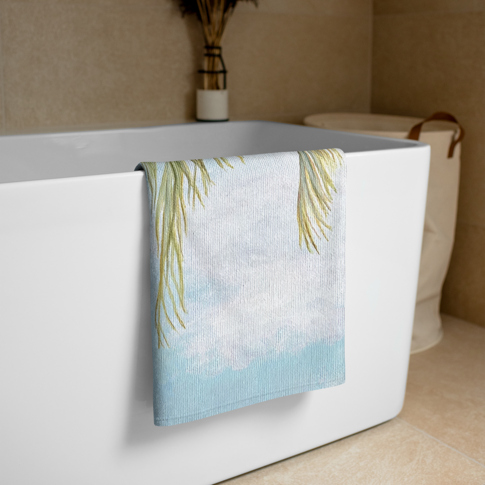 "Afternoon Palms" Beach Towel