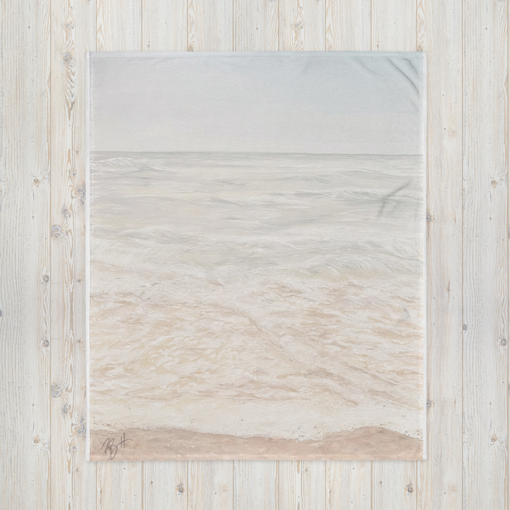 "Breathe" Throw Blanket