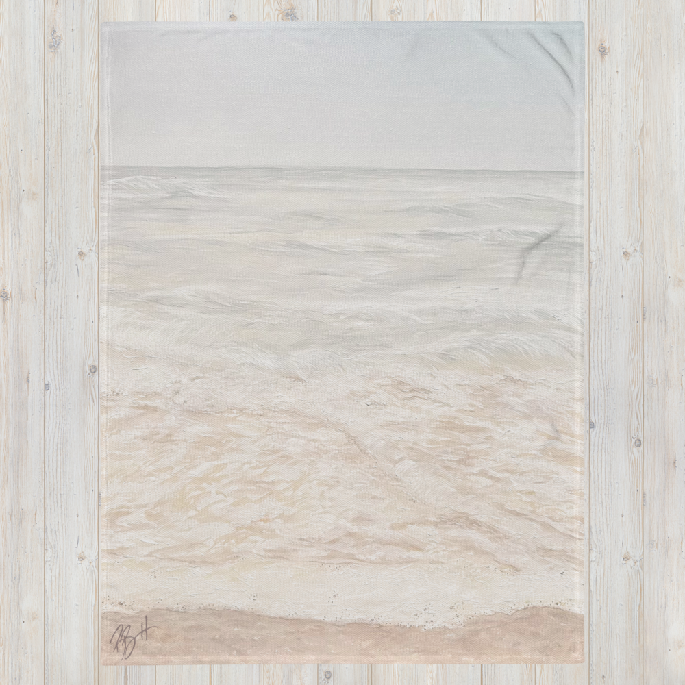 "Breathe" Throw Blanket