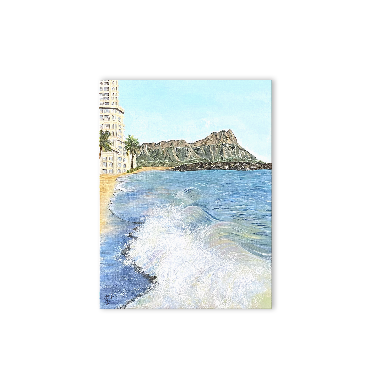 "Waikiki Waves" Fine Art Print