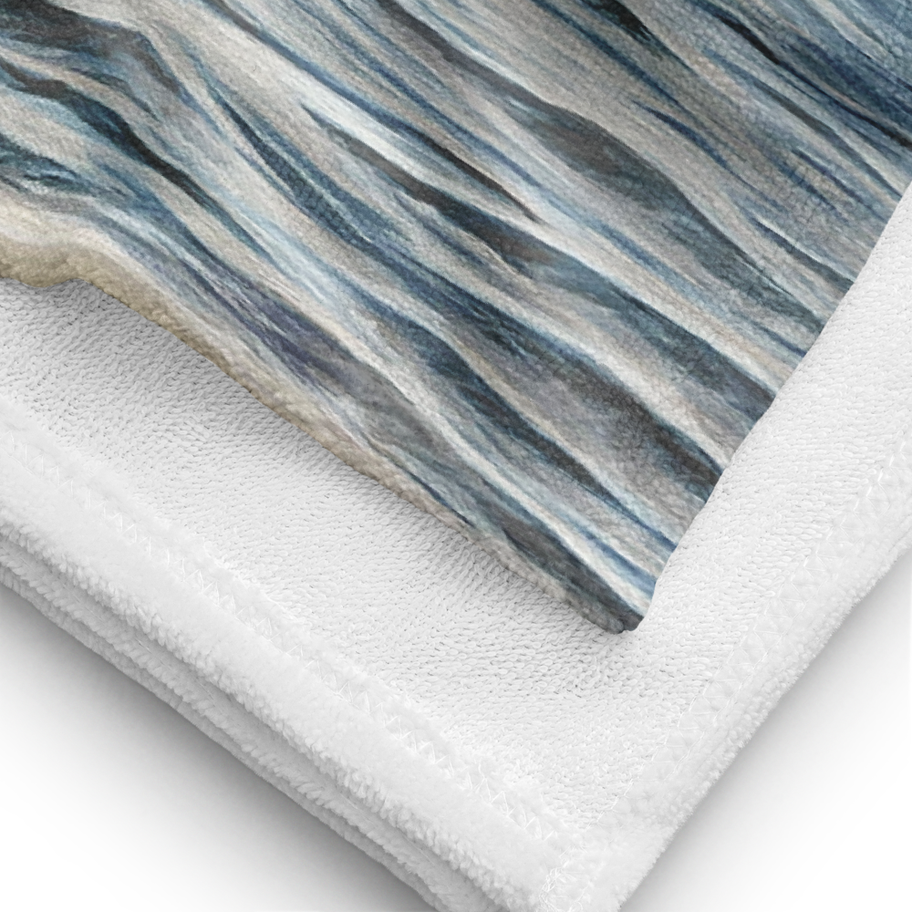 "Kahala Beach Walk" Beach Towel