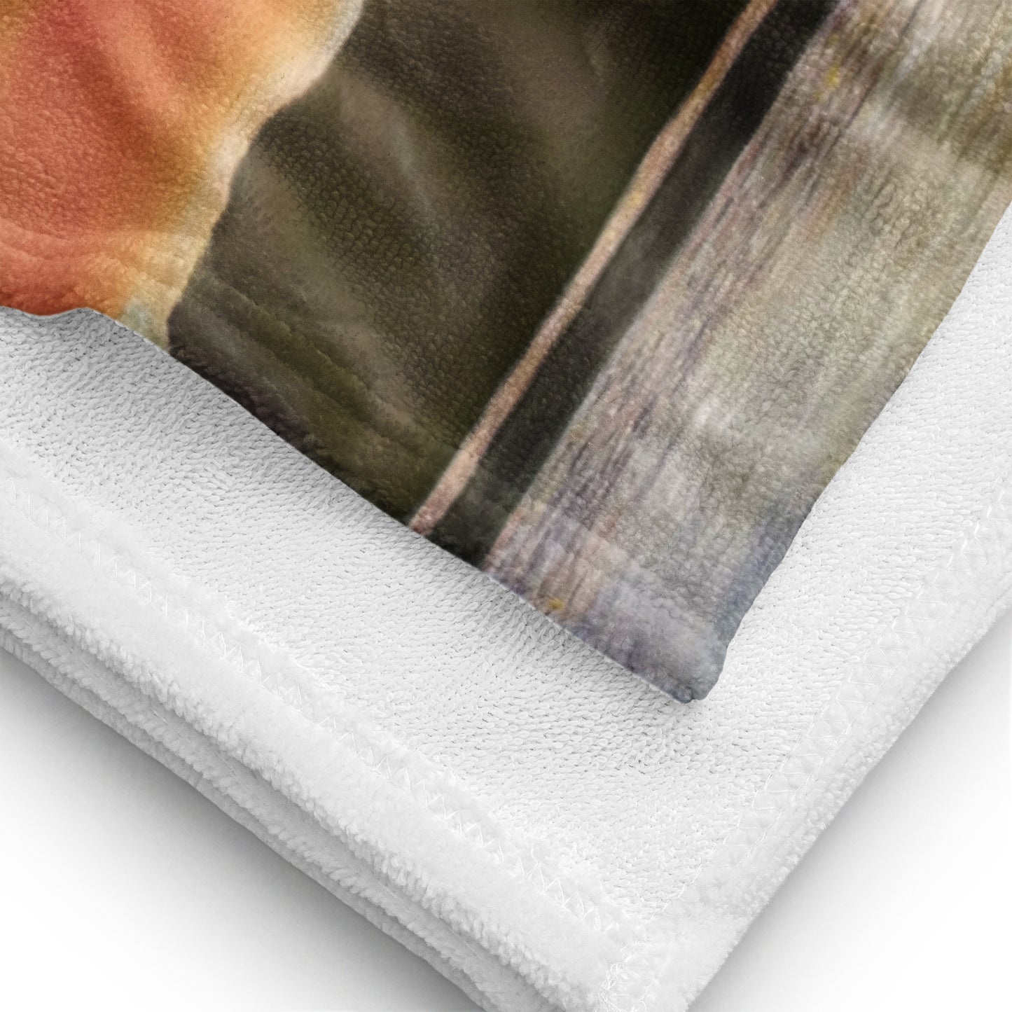 "Sunrise Over Diamond Head" Beach Towel