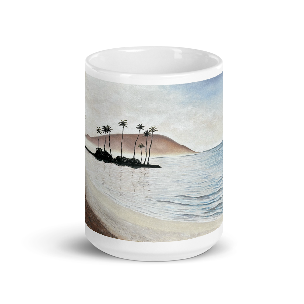 "Kahala Beach Walk" Mug